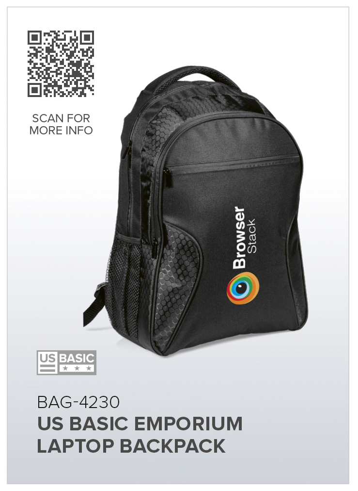 US Basic Emporium Laptop Backpack CATALOGUE_IMAGE